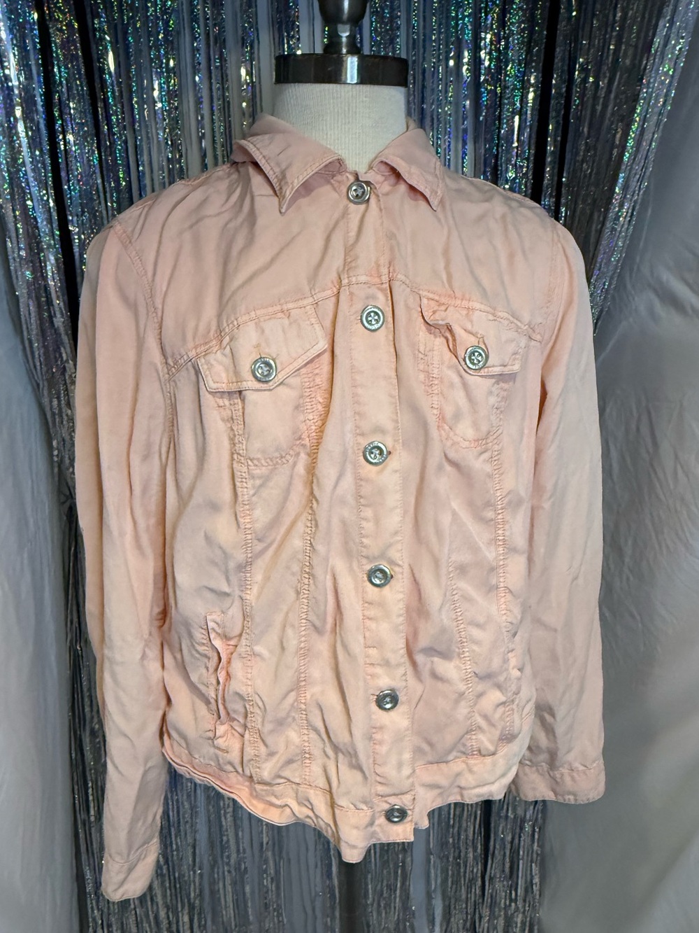 torrid Blush Pink Button-Up Lightweight Jacket